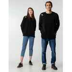 Джемпер оверсайз унисекс GRUNGE, черный, размер S/M