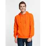 Толстовка на молнии с капюшоном SIVERGA 2.0, оранжевая, размер XS