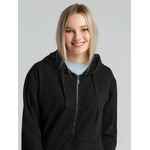 Толстовка на молнии с капюшоном SIVERGA 2.0, черная, размер XS