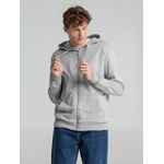 Толстовка на молнии с капюшоном SIVERGA 2.0, серый меланж, размер XS