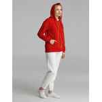 Толстовка на молнии с капюшоном SIVERGA 2.0, красная, размер XS