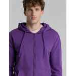 Толстовка на молнии с капюшоном SIVERGA 2.0, фиолетовая, размер XS