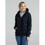 Толстовка на молнии с капюшоном SIVERGA HEAVY 2.0, темно-синяя, размер XS