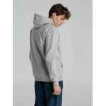 Толстовка на молнии с капюшоном SIVERGA HEAVY 2.0, серый меланж, размер XS