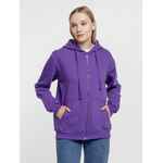 Толстовка на молнии с капюшоном SIVERGA HEAVY 2.0, фиолетовая, размер XS