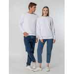 Свитшот унисекс SUBLIMATISM, белый, размер S