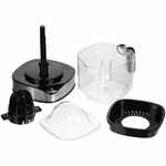 Электрическая соковыжималка для цитрусовых SOURCE FORCE, серебристо-черная