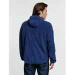 Анорак флисовый унисекс FLISKA, темно-синий, размер XS/S