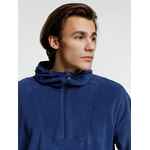 Анорак флисовый унисекс FLISKA, темно-синий, размер XS/S