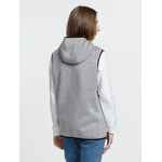 Жилет с капюшоном унисекс GOTLAND, серый, размер S