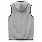 Жилет с капюшоном унисекс GOTLAND, серый, размер S