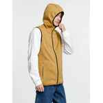 Жилет с капюшоном унисекс GOTLAND, горчичный, размер S