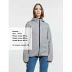 Куртка с капюшоном унисекс GOTLAND, серая, размер S