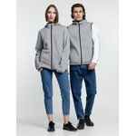 Куртка с капюшоном унисекс GOTLAND, серая, размер S