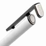 Ручка шариковая STANDIC с подставкой для телефона, белая