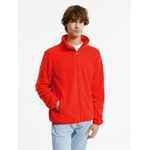 Куртка флисовая унисекс NESSE, красная, размер XS/S