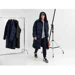 Пуховик унисекс KAPSULA, серый, размер M/L