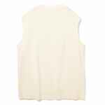 Жилет оверсайз унисекс TAD в сумке, молочно-белый, размер L/XL