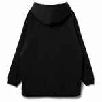 Худи унисекс оверсайз EASY STREET, черное, размер XS/S