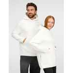 Худи унисекс оверсайз EASY STREET, молочно-белое, размер M/L