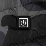 Жилет с подогревом THERMALLI VALMOREL, серый камуфляж, размер S