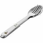 Набор походных столовых приборов CAMPSITE, черный