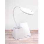 Лампа с органайзером и беспроводной зарядкой WRITELIGHT, VER. 2, белая