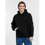 Худи оверсайз унисекс GO EASY, черное, размер S