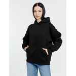 Худи оверсайз унисекс GO EASY, черное, размер S