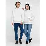 Худи оверсайз унисекс GO EASY, молочно-белое, размер S