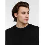 Свитшот оверсайз унисекс TRUE SELF, черный, размер S