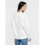 Свитшот оверсайз унисекс TRUE SELF, молочно-белый, размер M