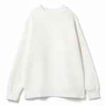 Свитшот оверсайз унисекс TRUE SELF, молочно-белый, размер M