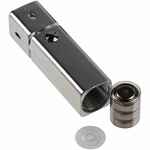 Брелок с фонариком LUMITRONIC, металлик