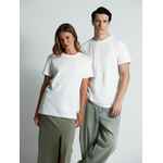 Футболка унисекс T-BOLKA 160, белая (белоснежная), размер L