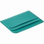 Чехол для карточек DORSET, бирюзовый