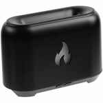 Увлажнитель-ароматизатор FIRE FLICK с имитацией пламени, черный