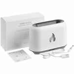 Увлажнитель-ароматизатор FIRE FLICK с имитацией пламени, белый