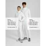 Куртка с капюшоном унисекс BEGI, молочно-белая, размер S