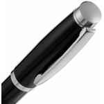 Ручка шариковая LETRA CHROME, глянцевая, черная