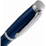 Ручка шариковая LETRA CHROME, глянцевая, темно-синяя