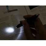 Ручка-спиннер FLIPEN с фонариком, черная