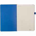 Ежедневник TON, недатированный, черный с синим