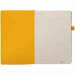 Ежедневник TON, недатированный, черный с желтым