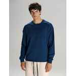 Свитшот унисекс VOZDUH, темно-синий, размер XS/S