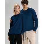 Свитшот унисекс VOZDUH, темно-синий, размер XS/S