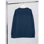 Свитшот оверсайз унисекс VOZDUH, темно-синий, размер XS/S