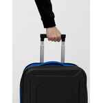 Чемодан PLATTA, черный с синим