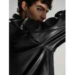 Бомбер из искусственной кожи UNIVER, черный, размер XS/S