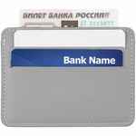 Чехол для карточек SHALL SIMPLE, серый